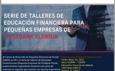 FIRST BANK FLORIDA SMALL BUSINESS FINANCIAL LITERACY WORKSHOP SERIES